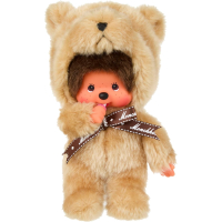 Monchhichi Ours en peluche – poupée douce (20 cm)
